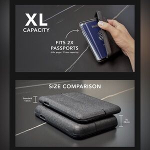Passport Shell/Wallet in XL Pacific Blue by Dash